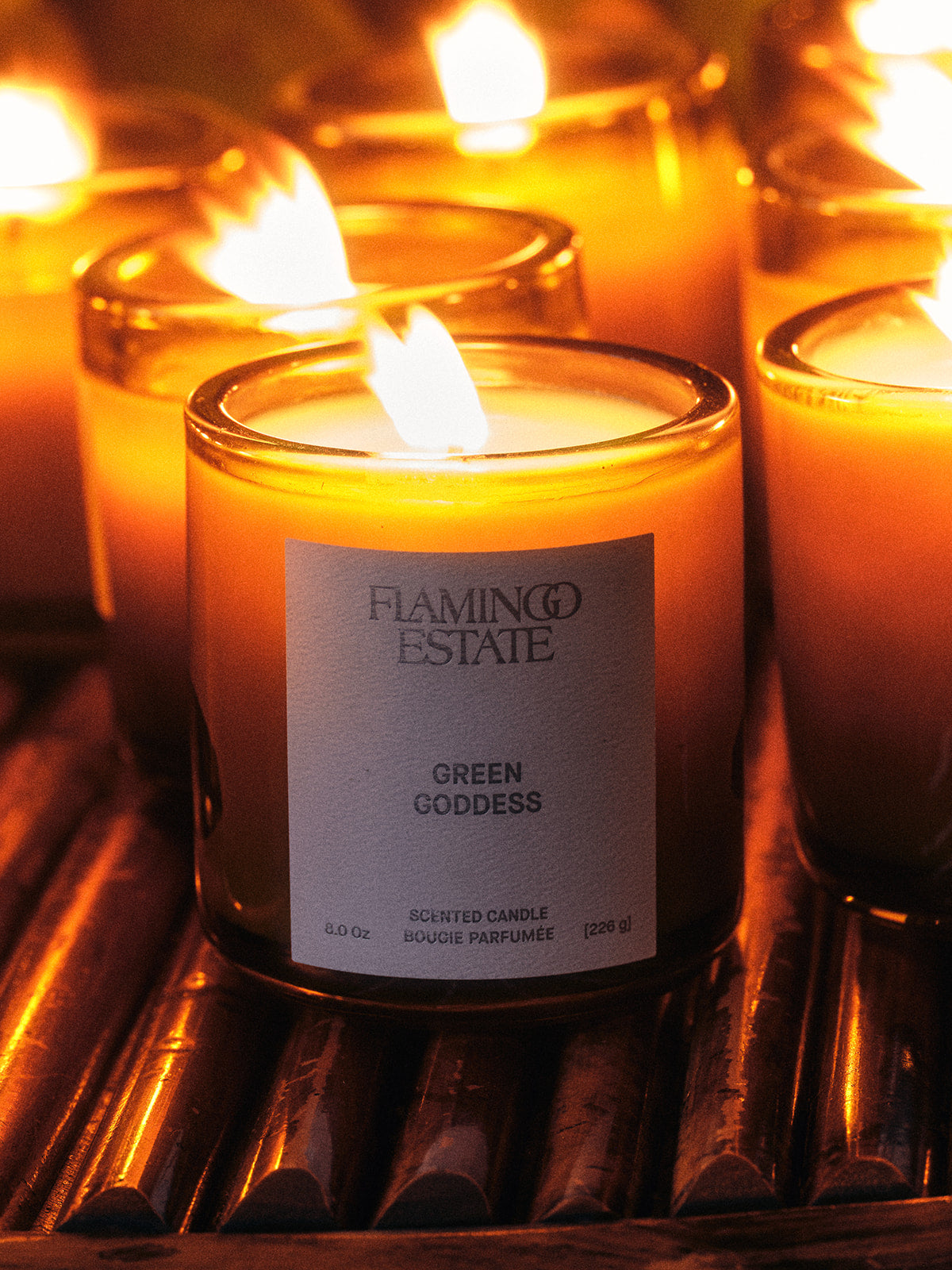 Green Goddess Scented Candle | Flamingo Estate