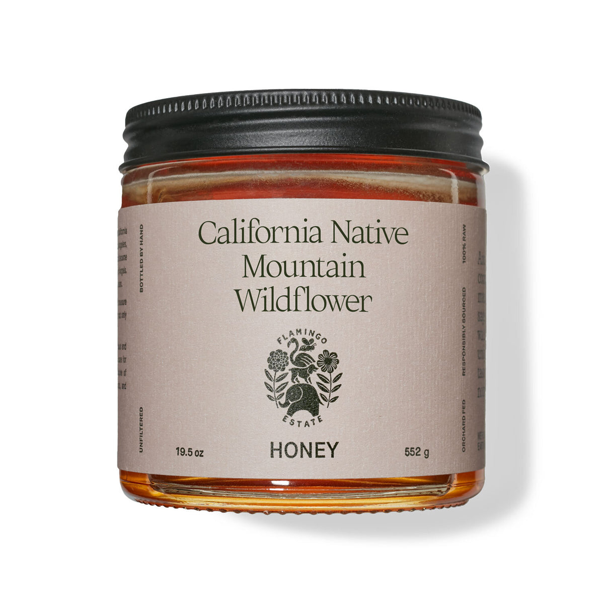 California Native Mountain Wildflower Honey | Flamingo Estate