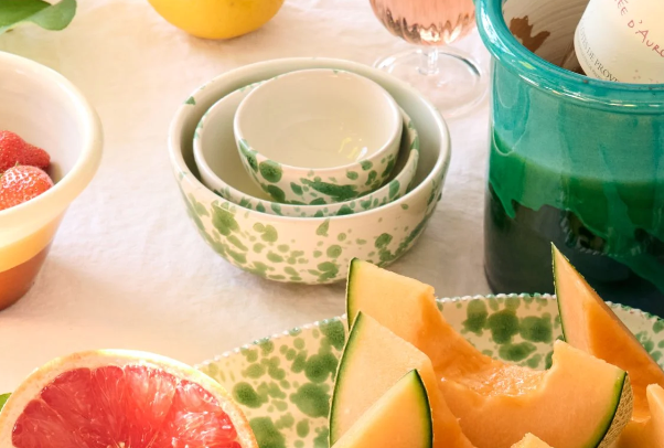 Appertivo Set - Green Splatter