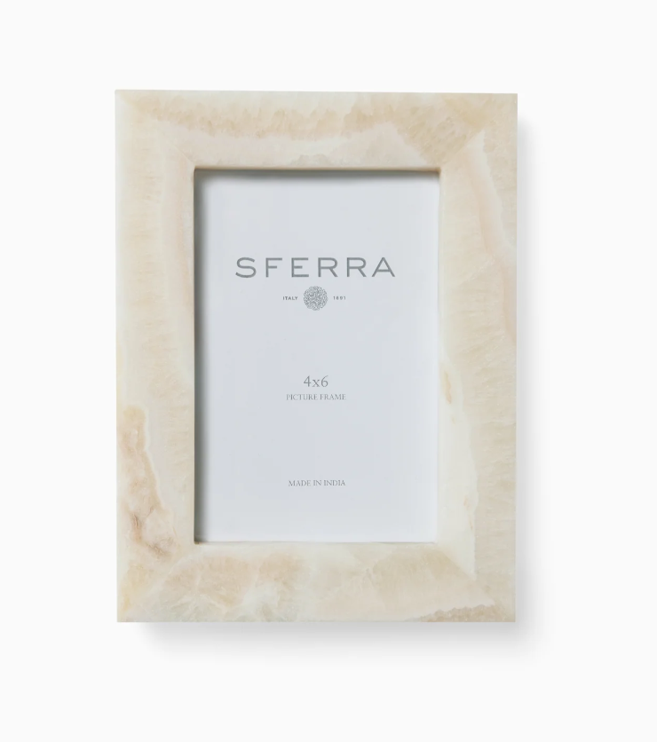 Valdina Cream Onyx Picture Frame
