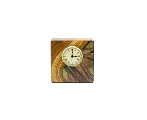 Handpainted 'Redwood' Clock