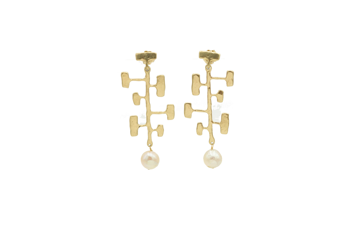 Julie Cohn Mondrian Pearl Earring