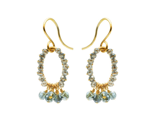 Dana Kellin Blue Topaz Earring