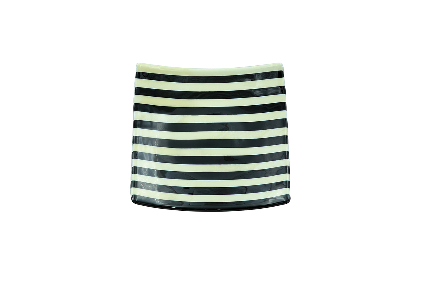 Tuxedo Stripe Square Platter