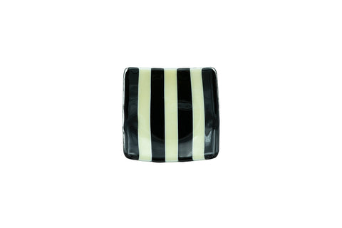 Tuxedo Stripe Square Platter