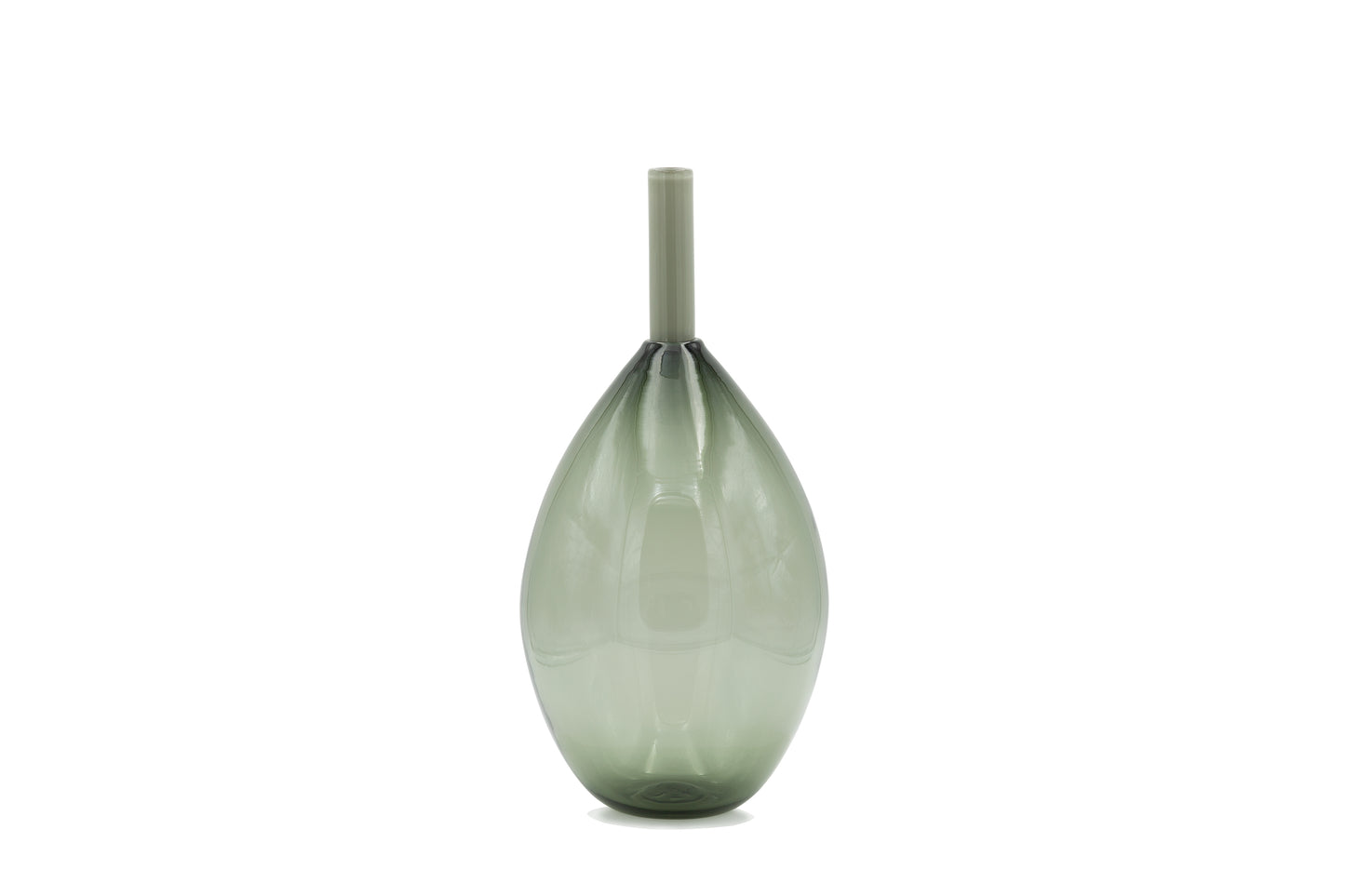 Handblown Teardrop Tube Top Vessel
