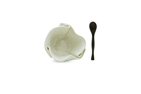 Porcelain Swirl Guacamole Bowl