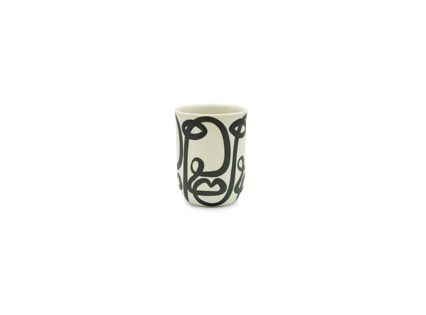 Cara Coffee Cup - Black & White