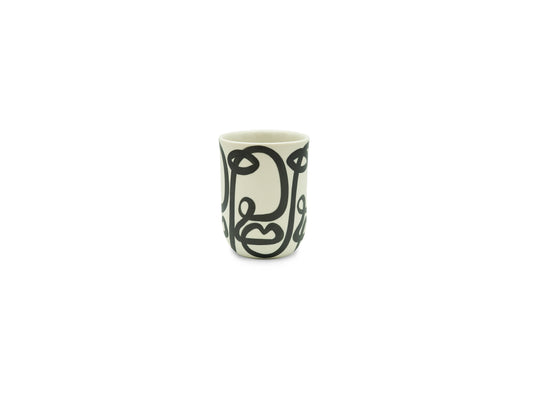 Back & white coffee cup
