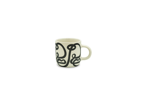 Cara Coffee Mug - Black & White