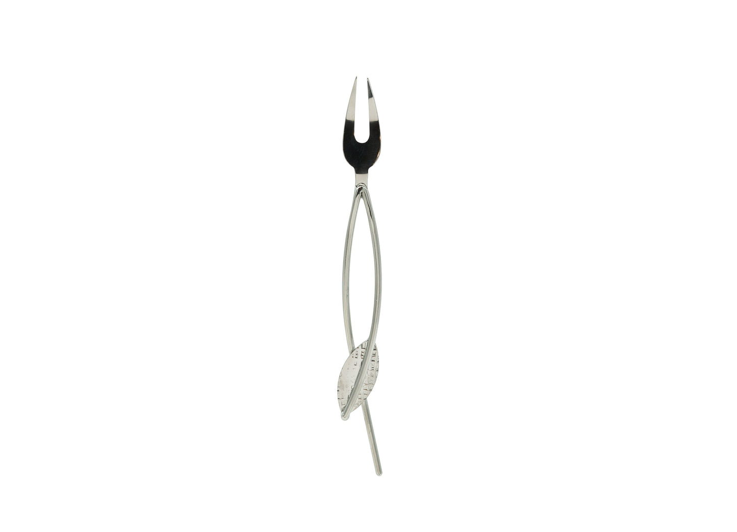 Metallic Evolution Canapé Fork