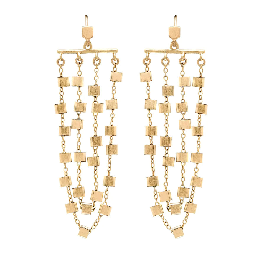 Julie Cohn Bronze Chapel  Earrings