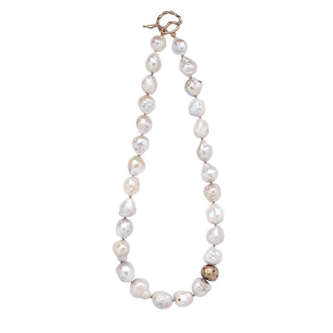Julie Cohn Cloud Pearl Bronze Necklace*