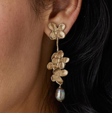 Bronze Hydrangea Blossom Earring