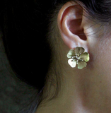 Bronze Cherry Blossom Post Earrings