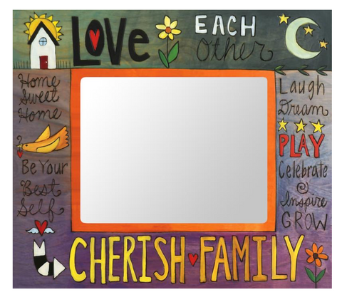 Sincerely, Sticks "What a Family Means" Picture Frame