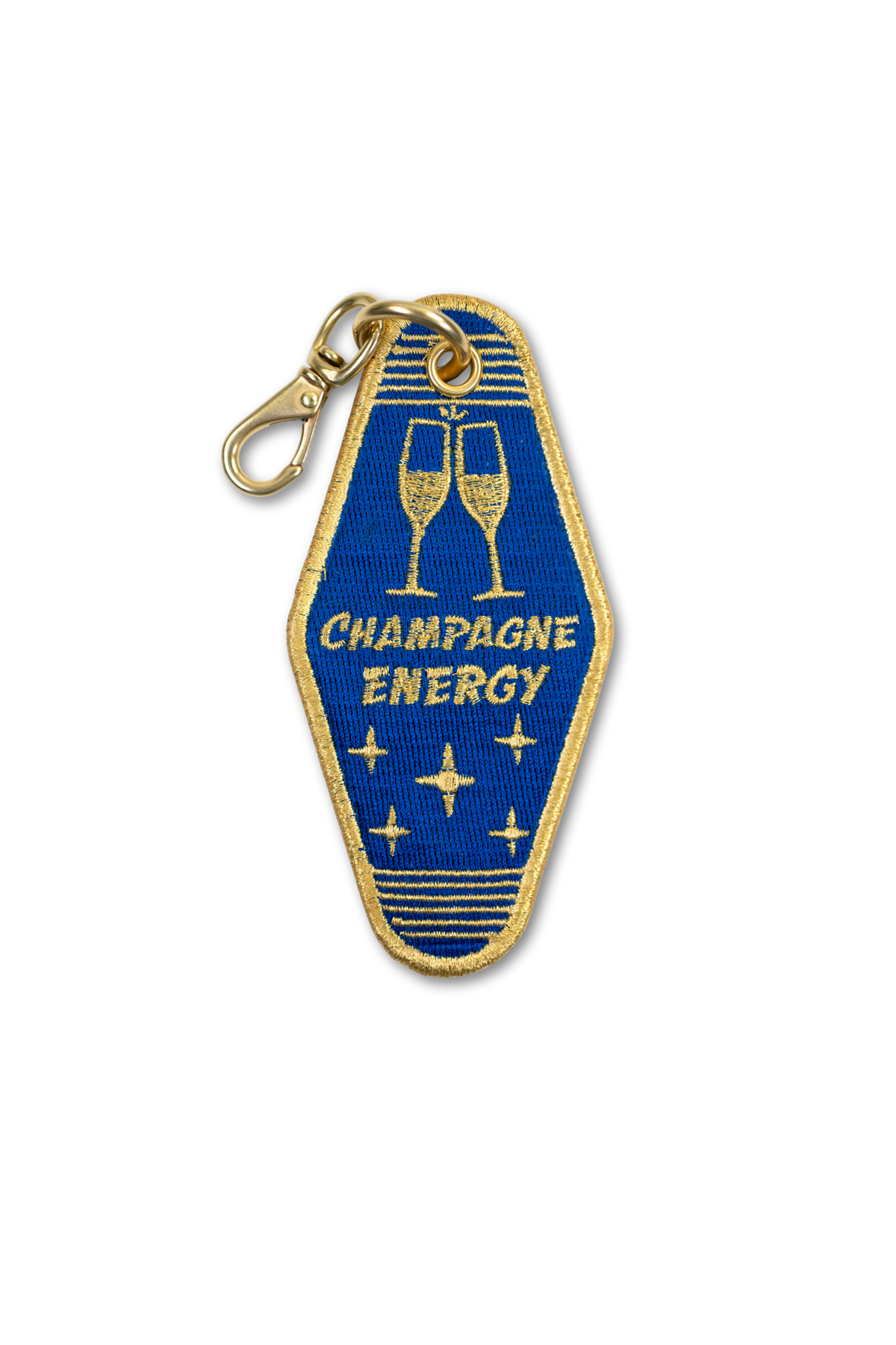 Champagne Energy Vintage Room Key Charm