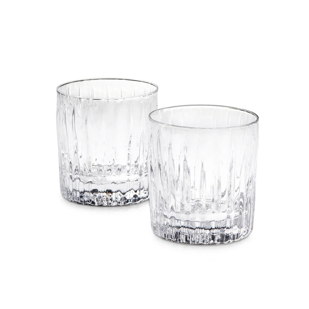 Simon Pearce Montpelier Double Old Fashioned Set of 2 Glasses