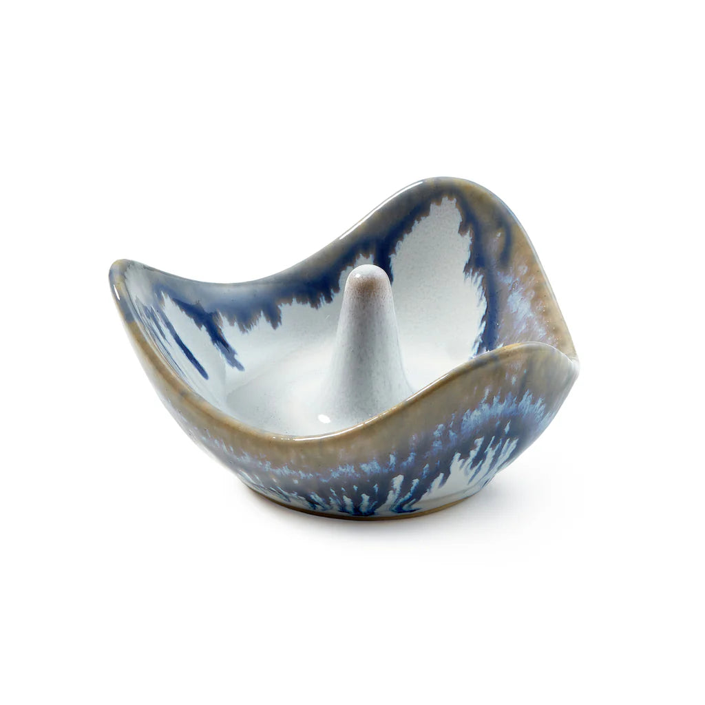 Simon Pearce Pottery Ring Holder in Pool