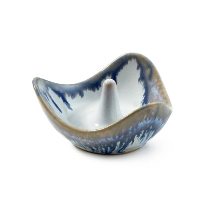 Simon Pearce Pottery Ring Holder in Pool