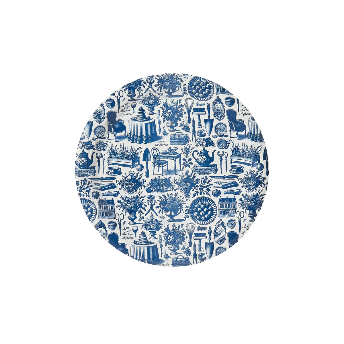 Martha's Garden Toile Dessert Plate Pack