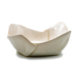 Porcelain Swirl Square Bowl