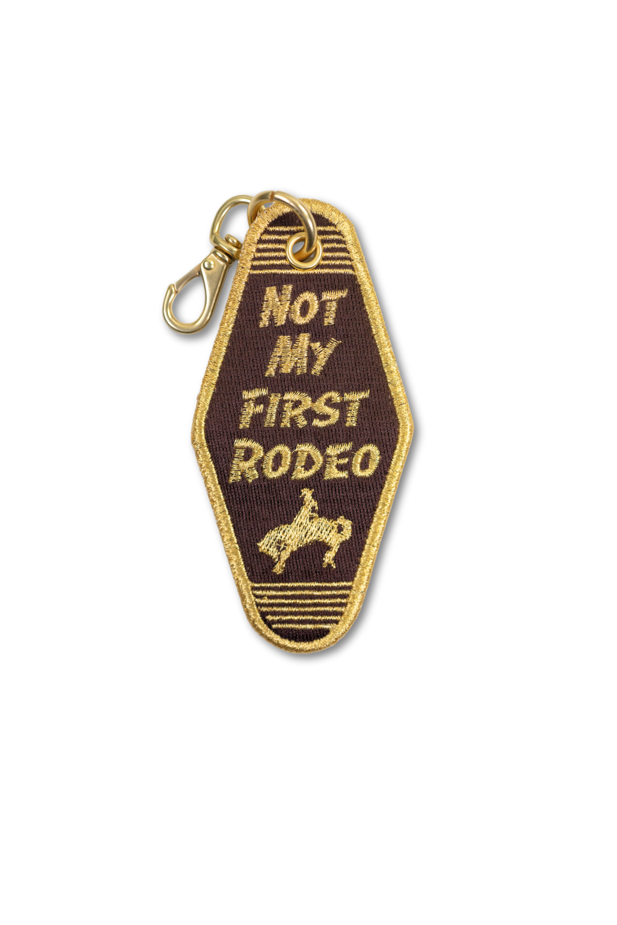 Not My First Rodeo Vintage Room Key Charm
