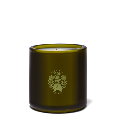 Leather Appointment Scented Candle | Flamingo Estate