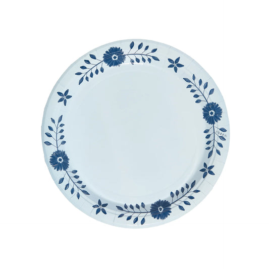 Josephine Sky & Navy Daisy Dinner Plate Pack