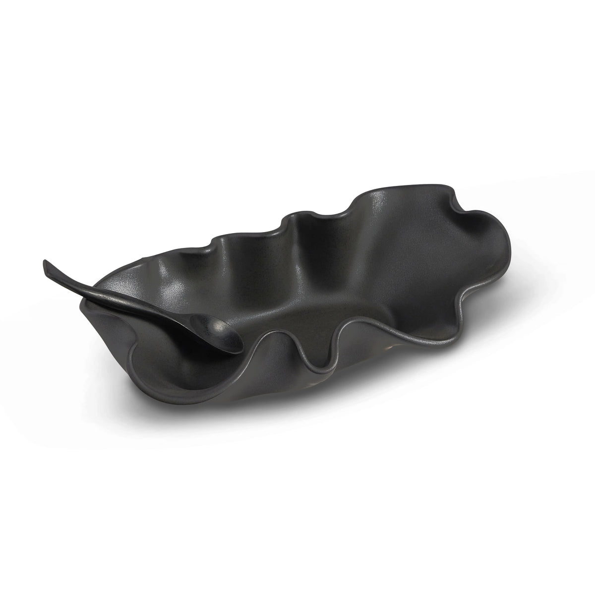 Porcelain Swirl Oblong Bowl