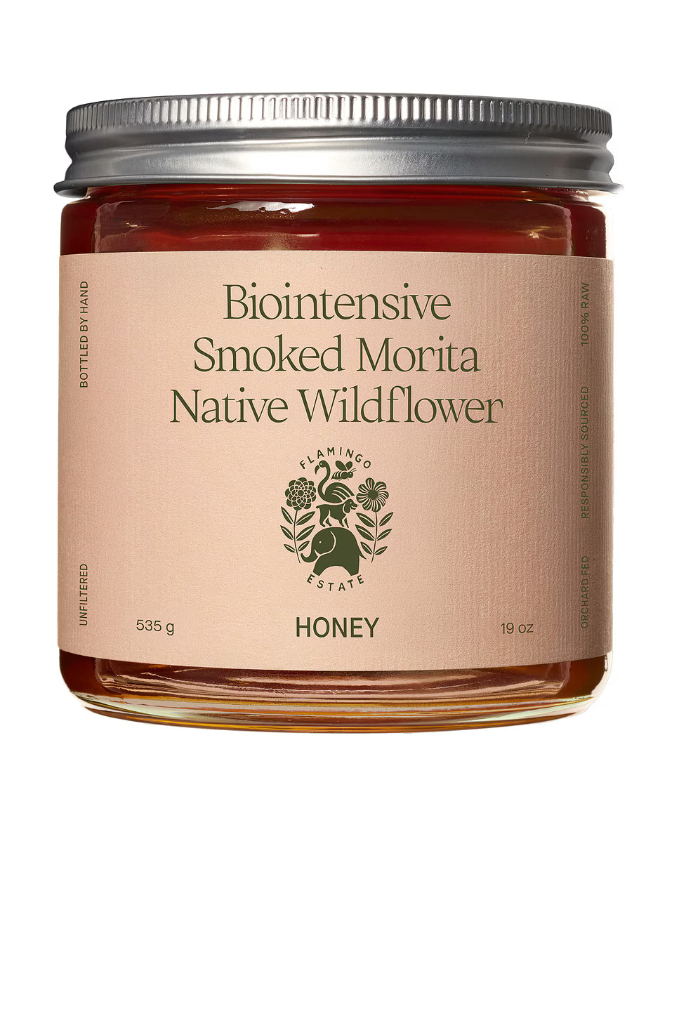 Biointensive Smoked Morita Native Wildflower Honey | Flamingo Estate