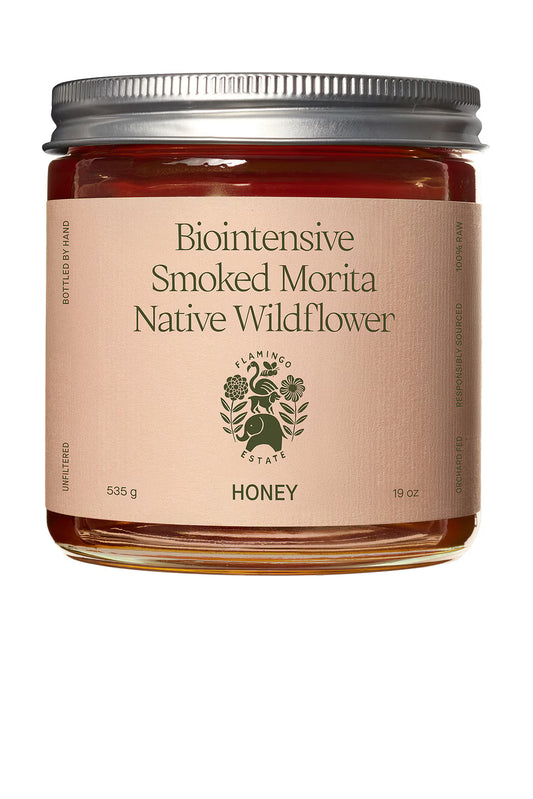 Biointensive Smoked Morita Native Wildflower Honey | Flamingo Estate