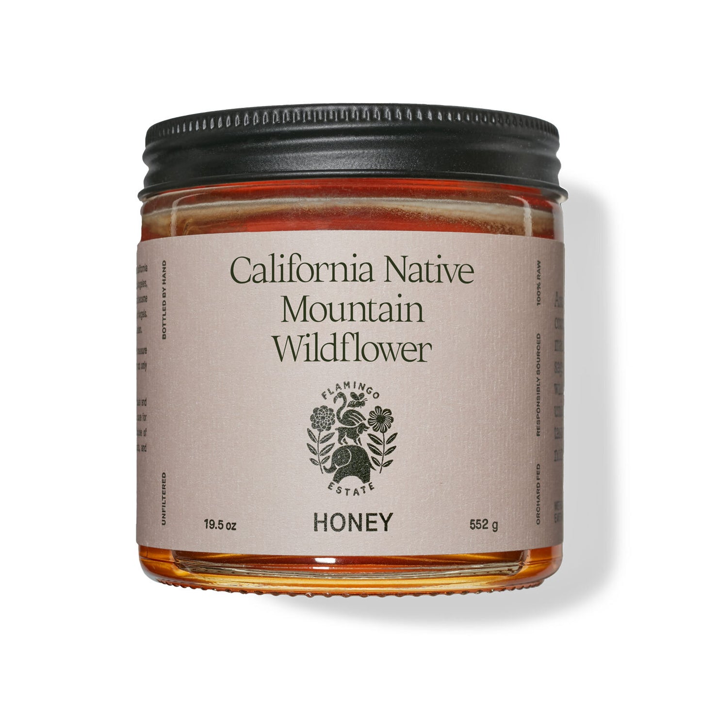 California Native Mountain Wildflower Honey | Flamingo Estate