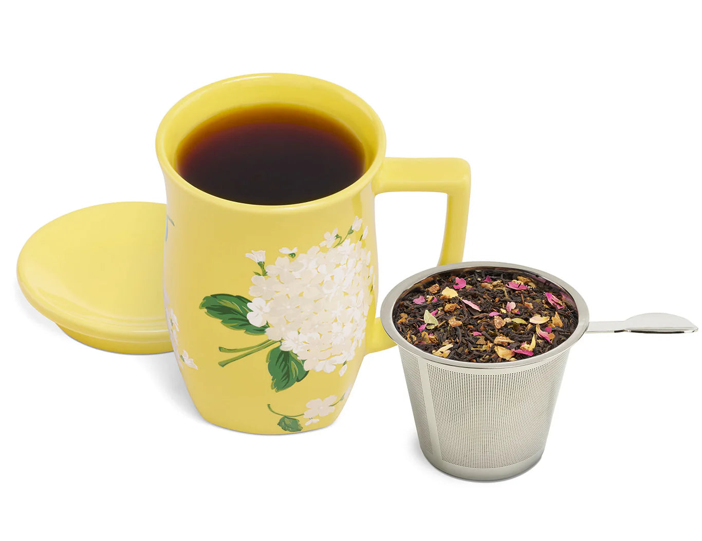 Hydrangea by Draper James Kati Steeping Cup | Tea Forte