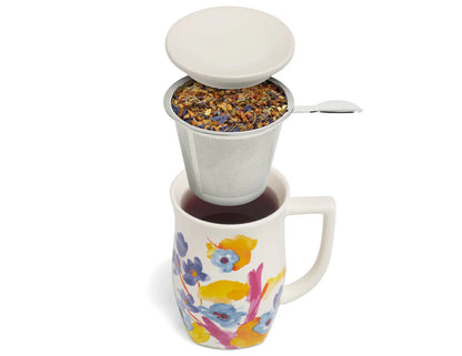 Fiore Steeping Cup with Infuser Volaré | Tea Forte