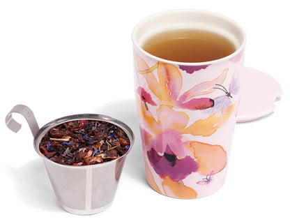 Mariposa Kati Steeping Cup with Infuser | Tea Forte