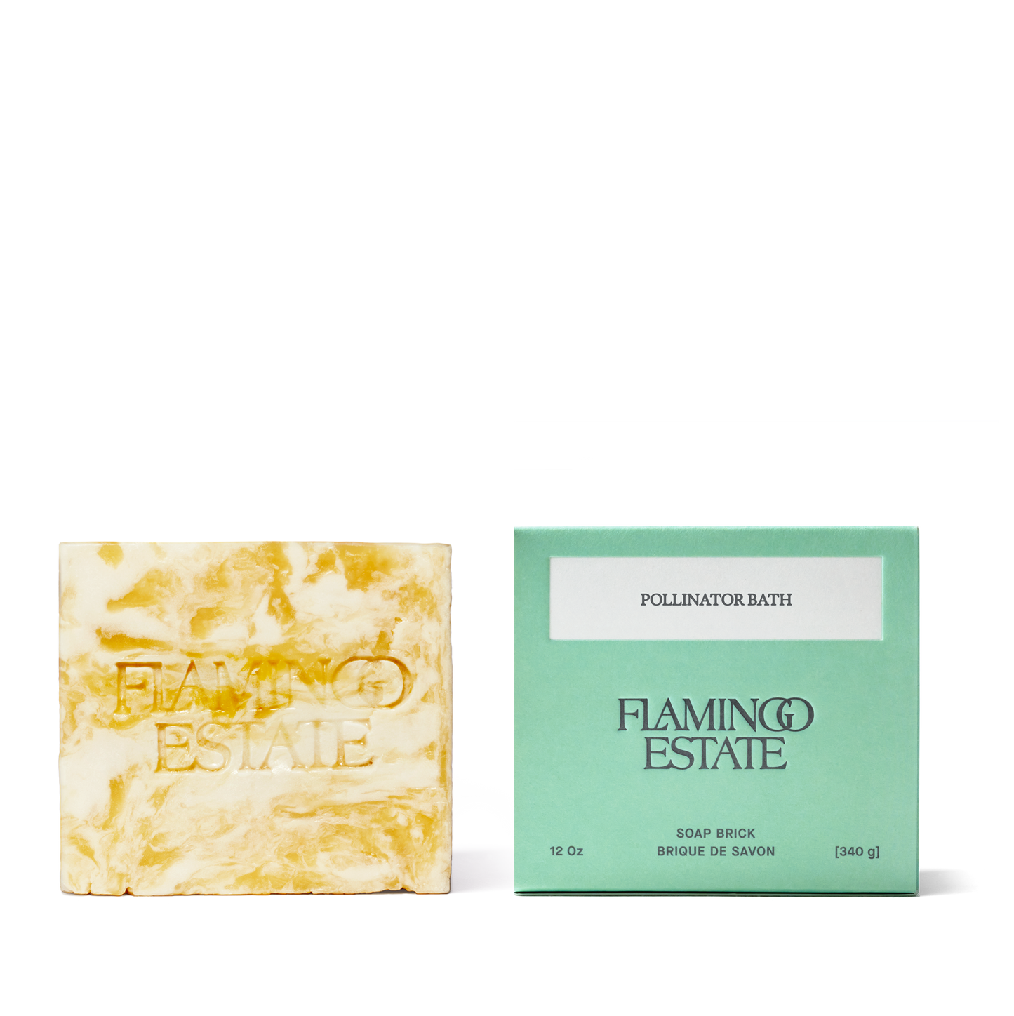 Pollinator Bath Soap Brick | Flamingo Estate