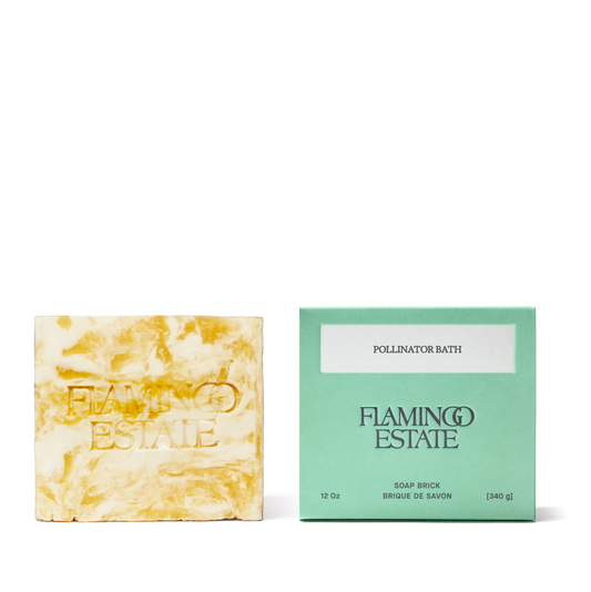Pollinator Bath Soap Brick | Flamingo Estate