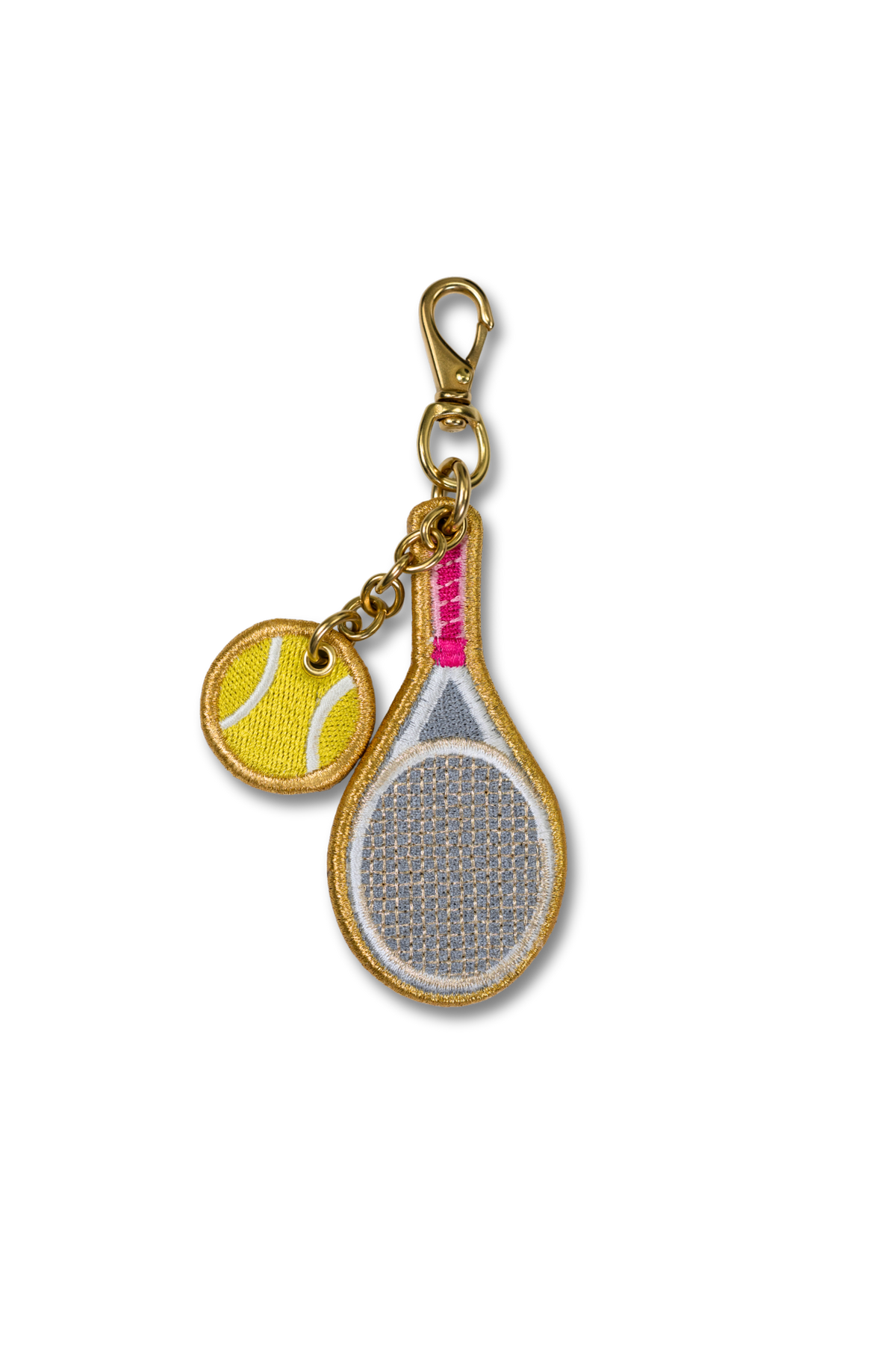 Tennis Racket and Ball Charm