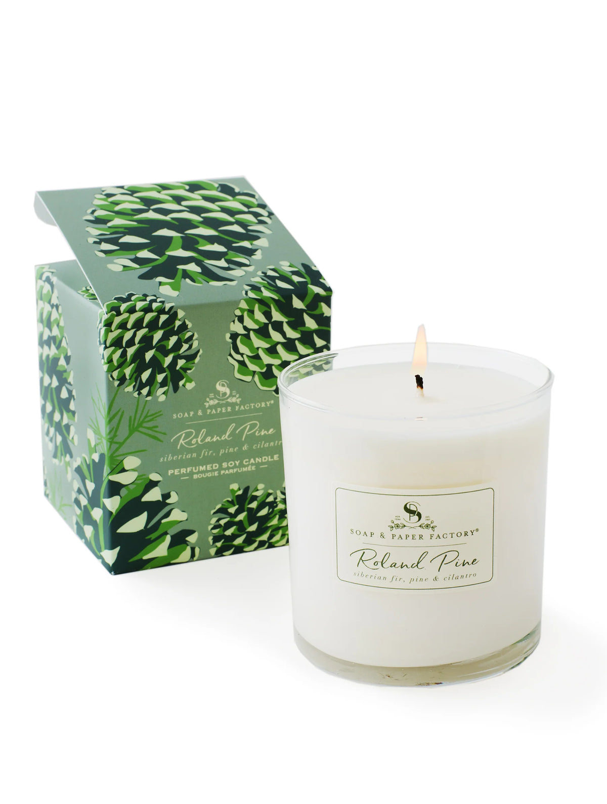 Roland Pine Soy Candle | Soap & Paper Factory