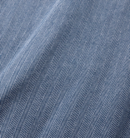 Herringbone Cotton Celine Throw Blanket | Sferra
