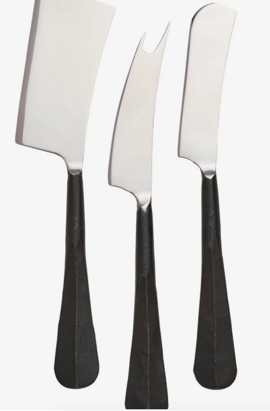 Simon Pearce Woodbury Cheese Knife Set