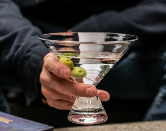 Simon Pearce Westport Martini Glass