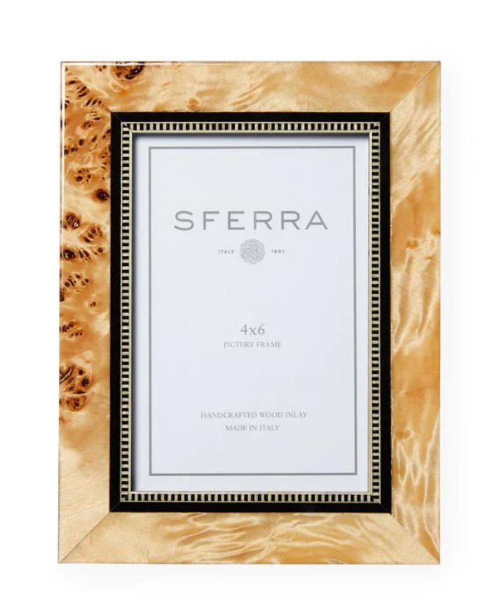 Burled Catania Picture Frame