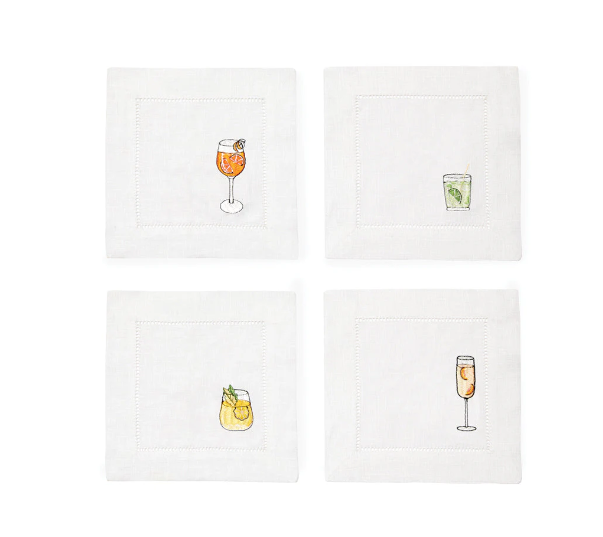 Apertivo Linen Cocktail Napkins | Sferra