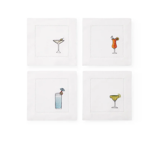 Bevande Linen Cocktail Napkins | Sferra