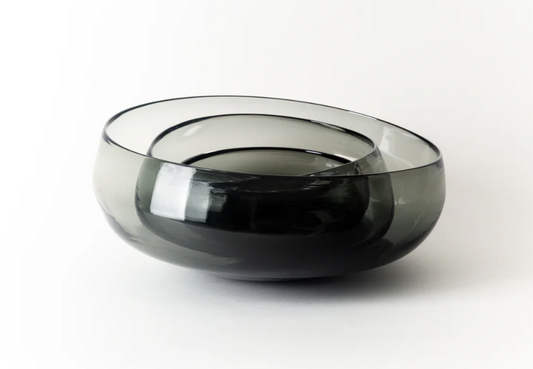 Contemporary Handblown Glass Nesting Bowls