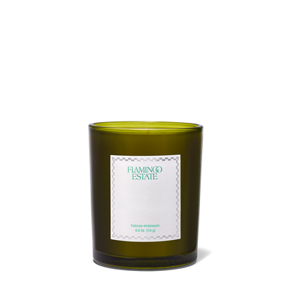 Tuscan Rosemary Scented Candle | Flamingo Estate