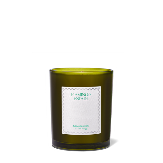 Tuscan Rosemary Scented Candle | Flamingo Estate