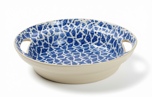 Terrafirma Utility bowl pinwheel cobalt